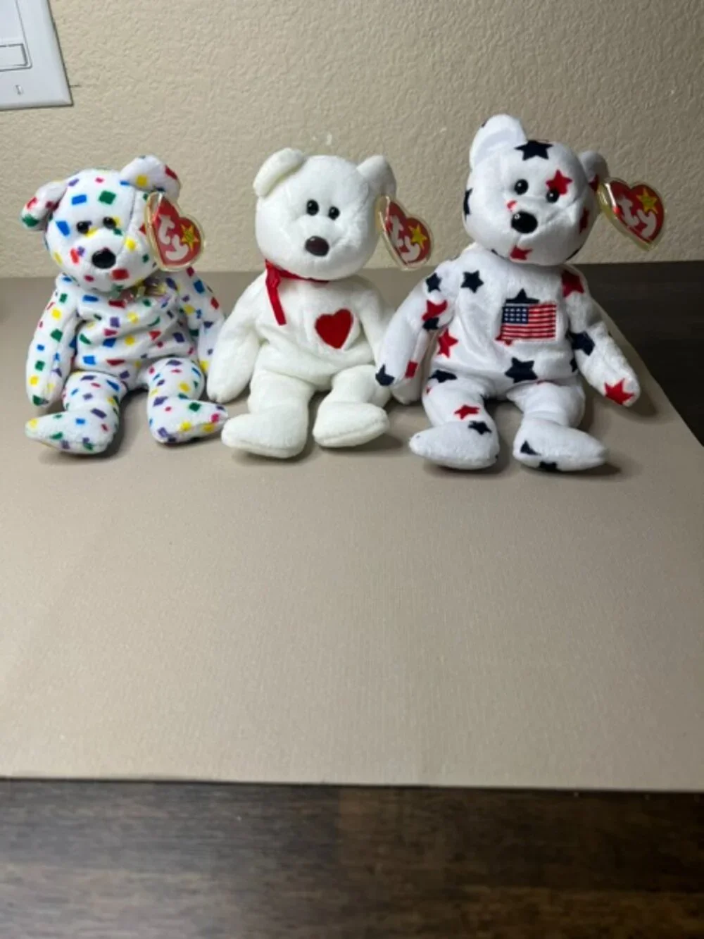 Ty Beanie Baby Bears - Set of 5
